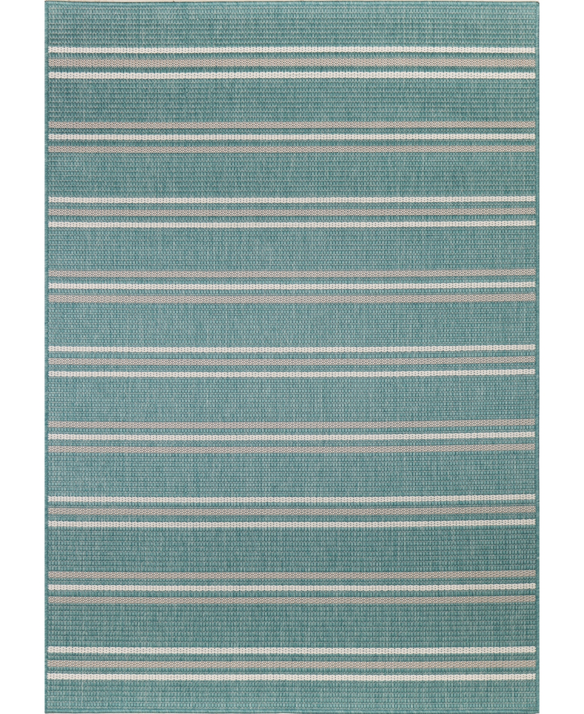 Bb Rugs Portico PRT101 8'6in x 11'6in Outdoor Area Rug - Aqua