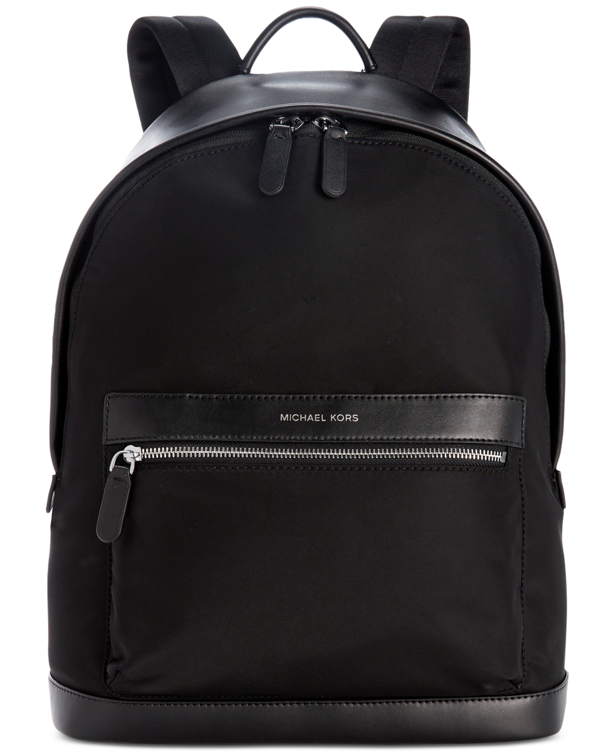 Michael Kors Men's Mason Explorer Leather Backpack In Black
