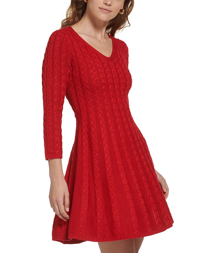 jessica howard cable knit sweater dress