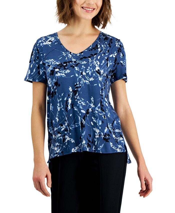 Women's V-Neck T-Shirt, Created for Macy's