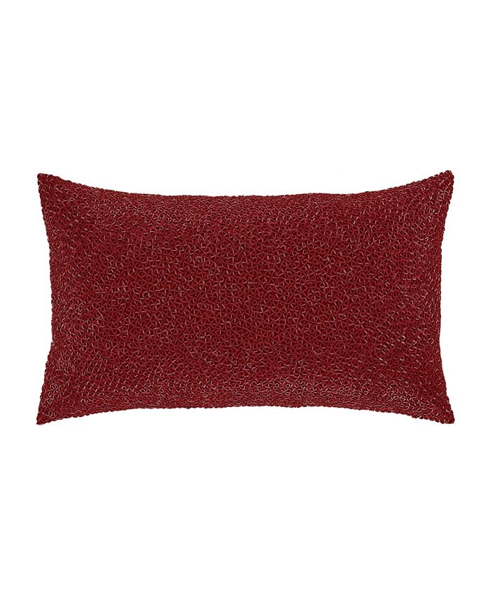 J Queen New York Sparkle Decorative Pillow, 12" x 20" Macy's