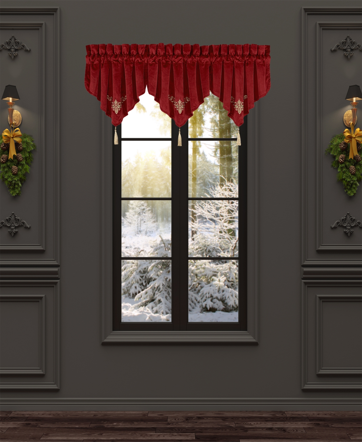 J Queen New York Noelle Ascot Window Valance, 21