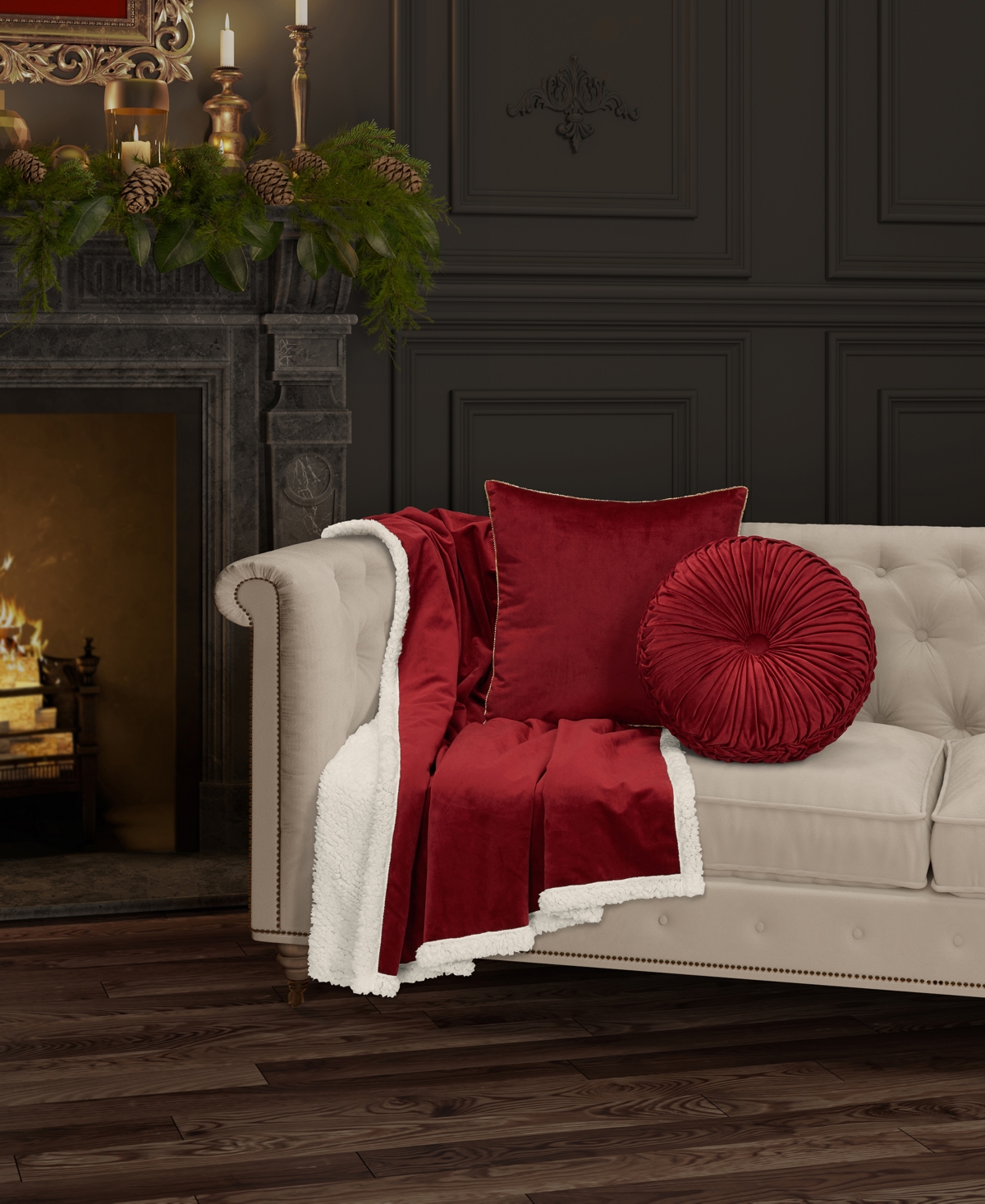 J Queen New York Noelle Tufted Pillow, 15