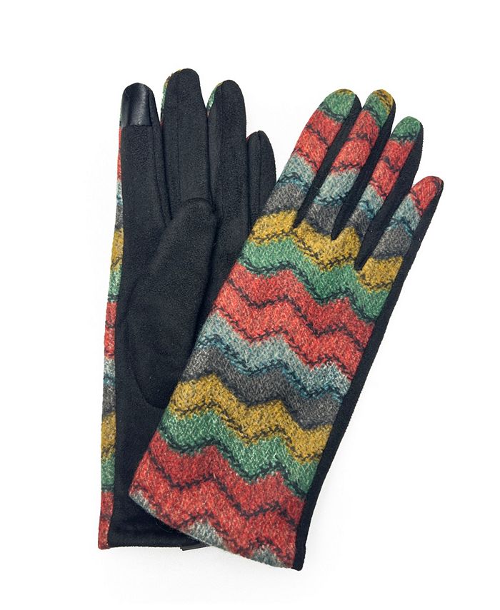 Marcus Adler Women's Chevron Jersey Touchscreen Glove - Macy's