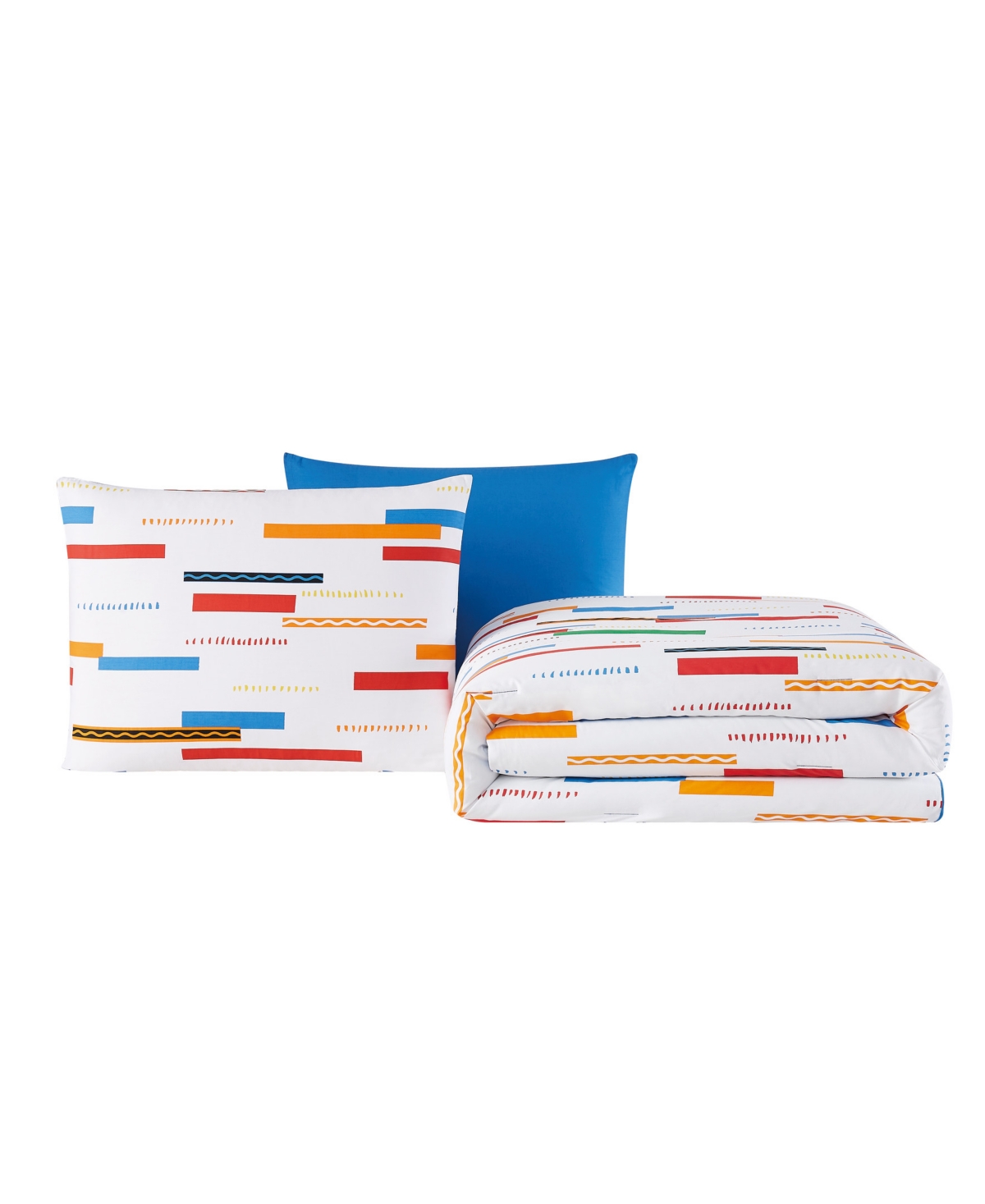 Crayola Serpentine Stripe 2 Piece Comforter Set,