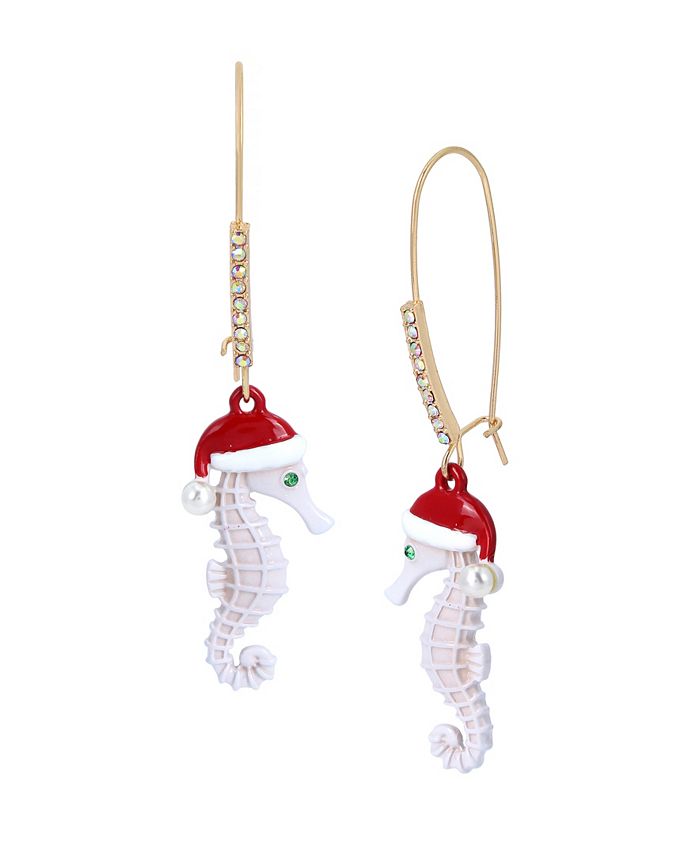 Betsey johnson sale seahorse earrings
