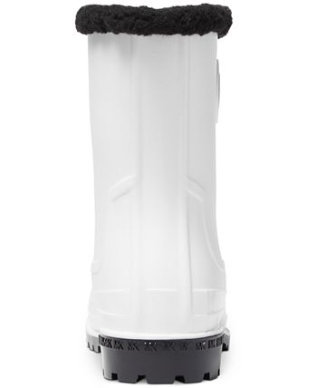 Michael kors white rain boots hot sale