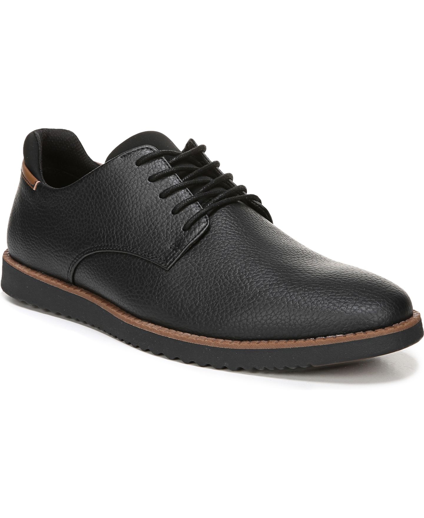 Обувь Dr. Scholl's Men's Sync Lace-up Oxfords Shoes, цвет: Чёрный — фото 1