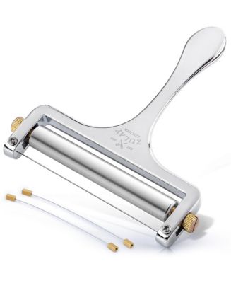 Zulay Kitchen Cheese Slicer With Adjustable Thickness - Wire Cheese Slicer For Mozzarella Cheese, Cheddar Cheese, Gouda Cheese - Macy's