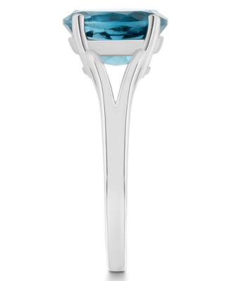 Women's London Blue Topaz (3-3/5 ct.t.w.) Ring in Sterling Silver