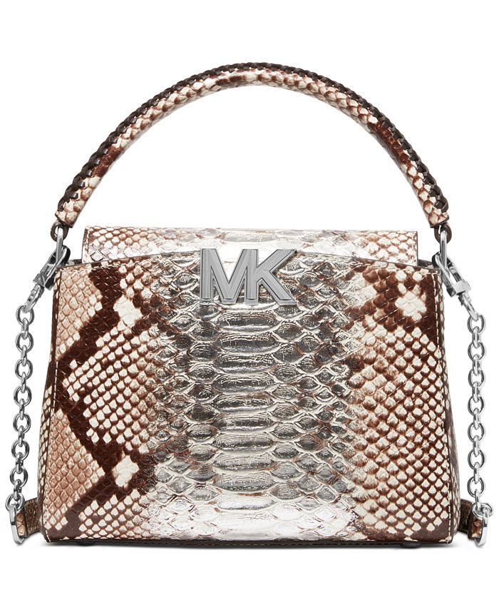 Michael Kors Karlie Leather Top Handle Crossbody & Reviews - Handbags &  Accessories - Macy's