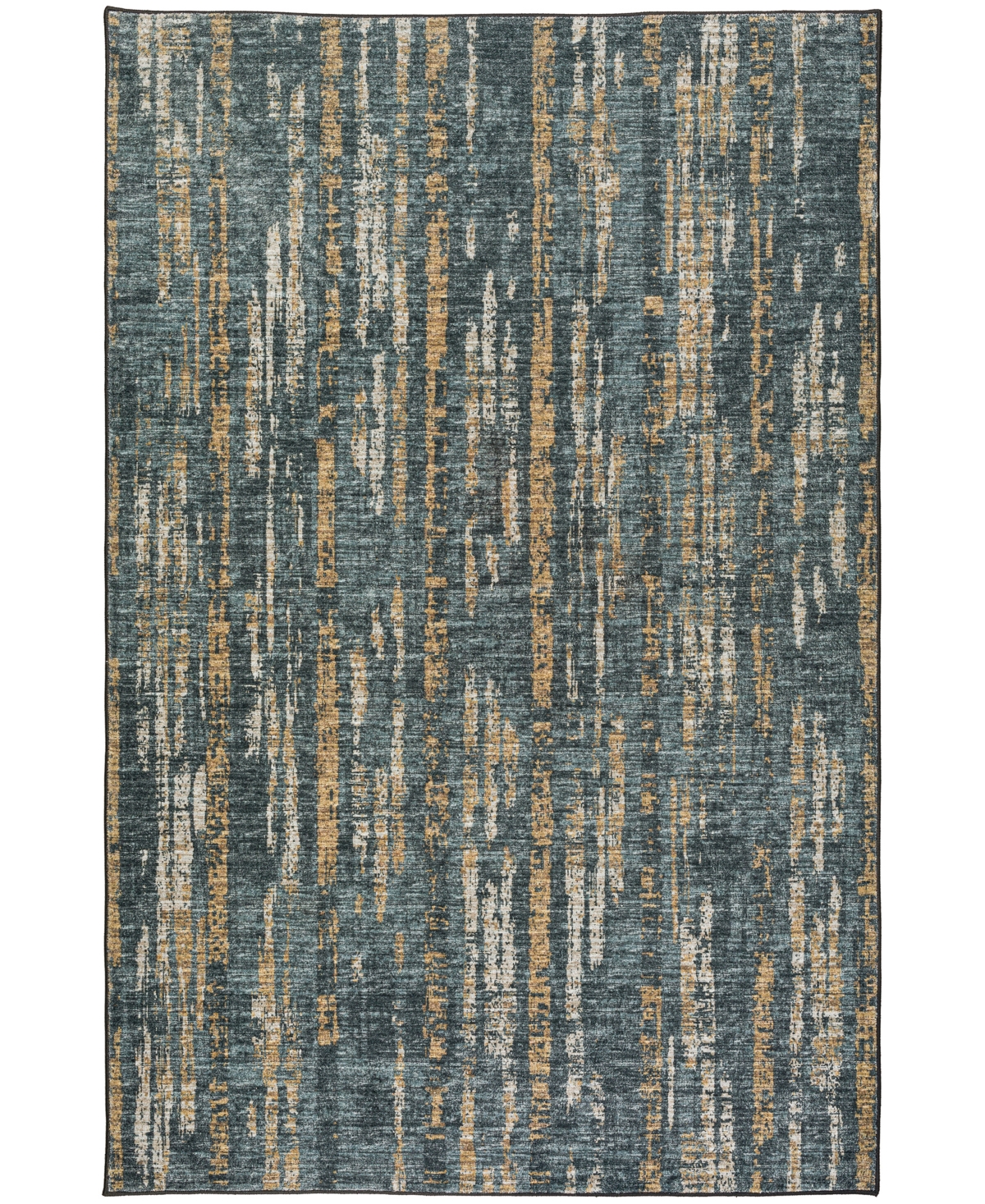 D Style Briggs Brg-6 8' x 10' Area Rug - Charcoal