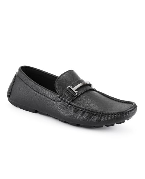 Мужские мокасины Tommy Hilfiger Acento Slip On Driver, цвет: Чёрный
