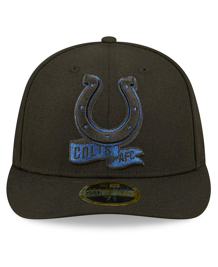 New Era Men's Black Indianapolis Colts 2022 Sideline 59FIFTY Low