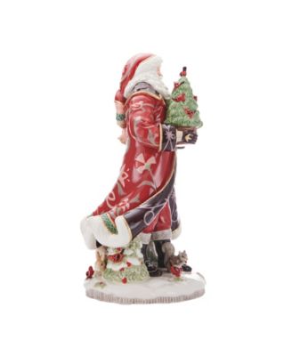 Chalet Santa Figurine