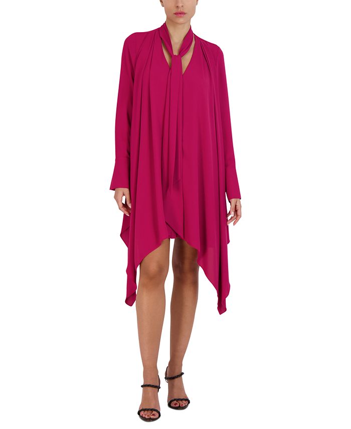 Bcbg embroidered sale handkerchief dress