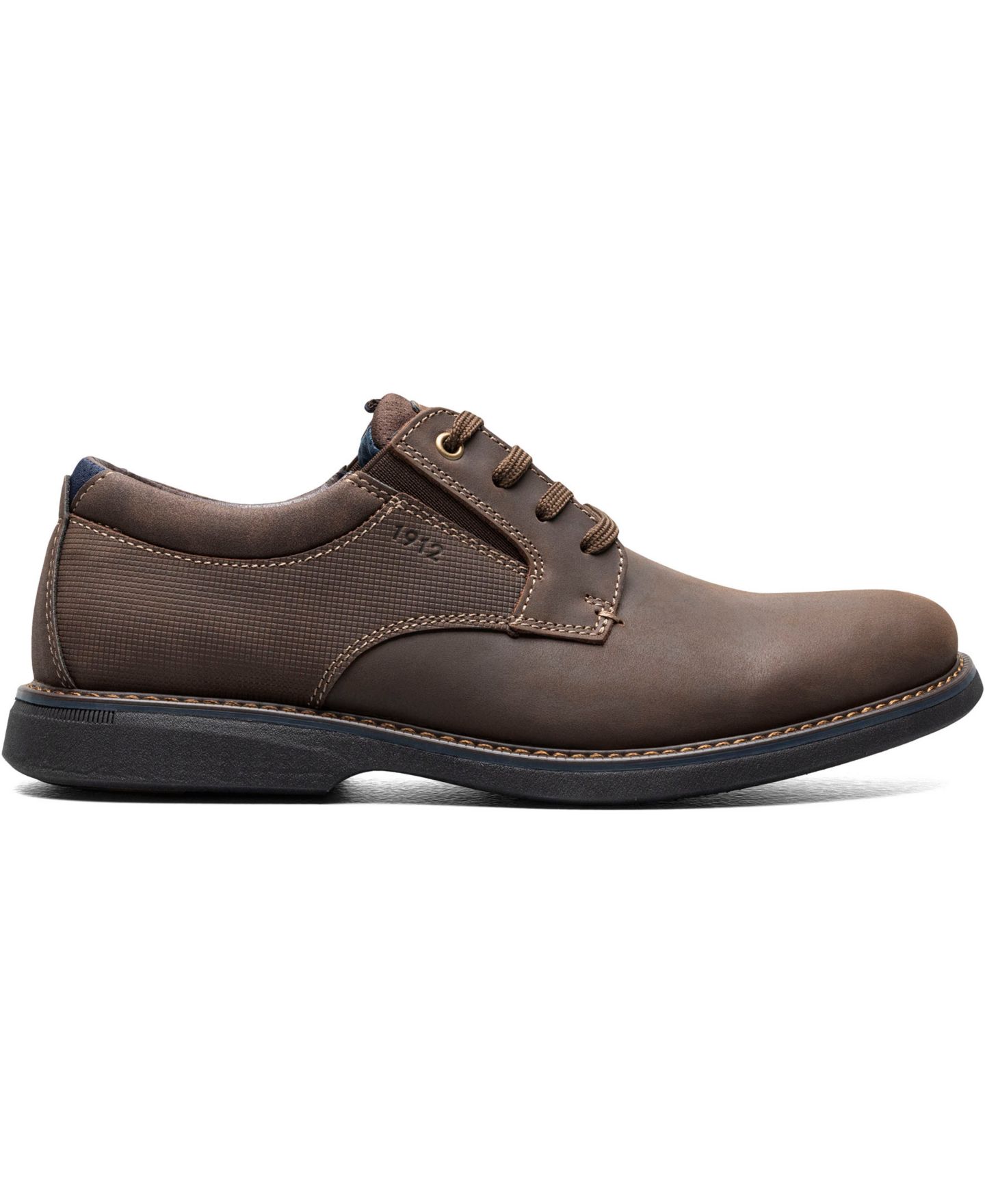 Nunn Bush Men's Otto Plain Toe Oxfords, цвет: Коричневый — фото 2