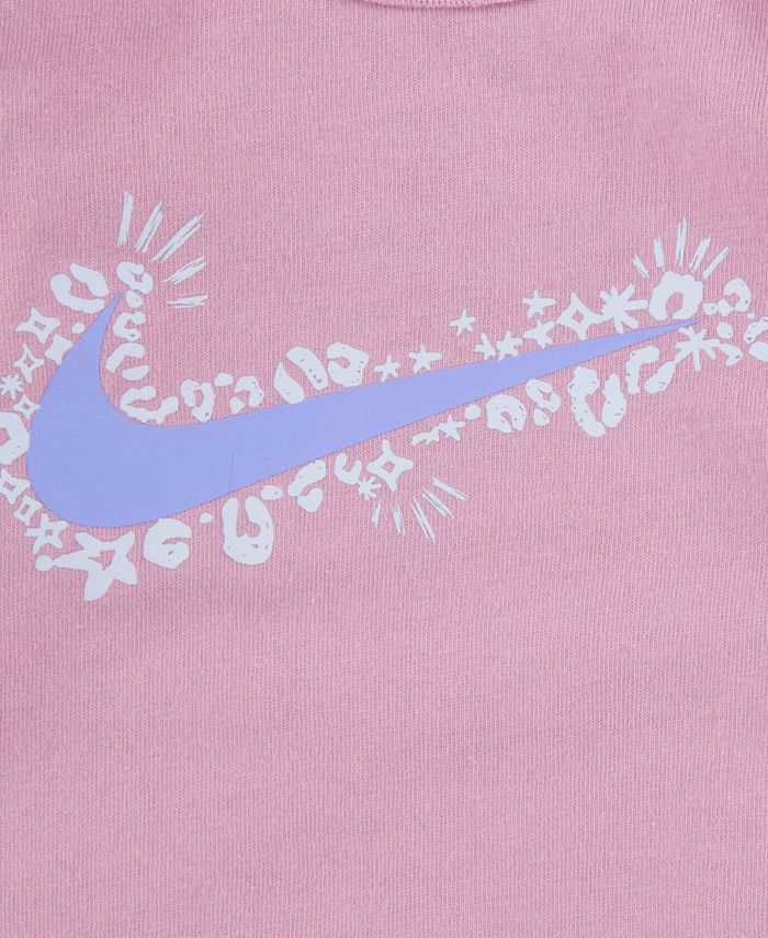 Nike Baby Girls Doodle Dreamer Long Sleeve Bodysuits, Pack of 3 Macy's