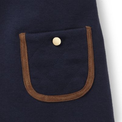 Baby Girls Quilted Ponte Riding Dress