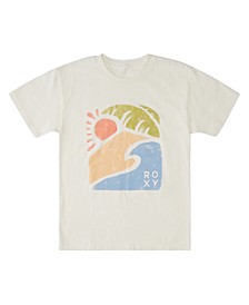 Big Girls Sun Surf Sand Graphic T-shirt