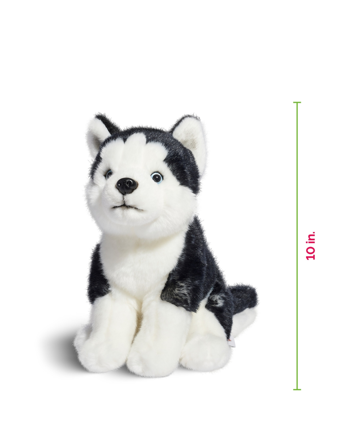 Shop Geoffrey's Toy Box 10" Siberian Husky Puppy Dog Toy, Created For Macy's In Gray