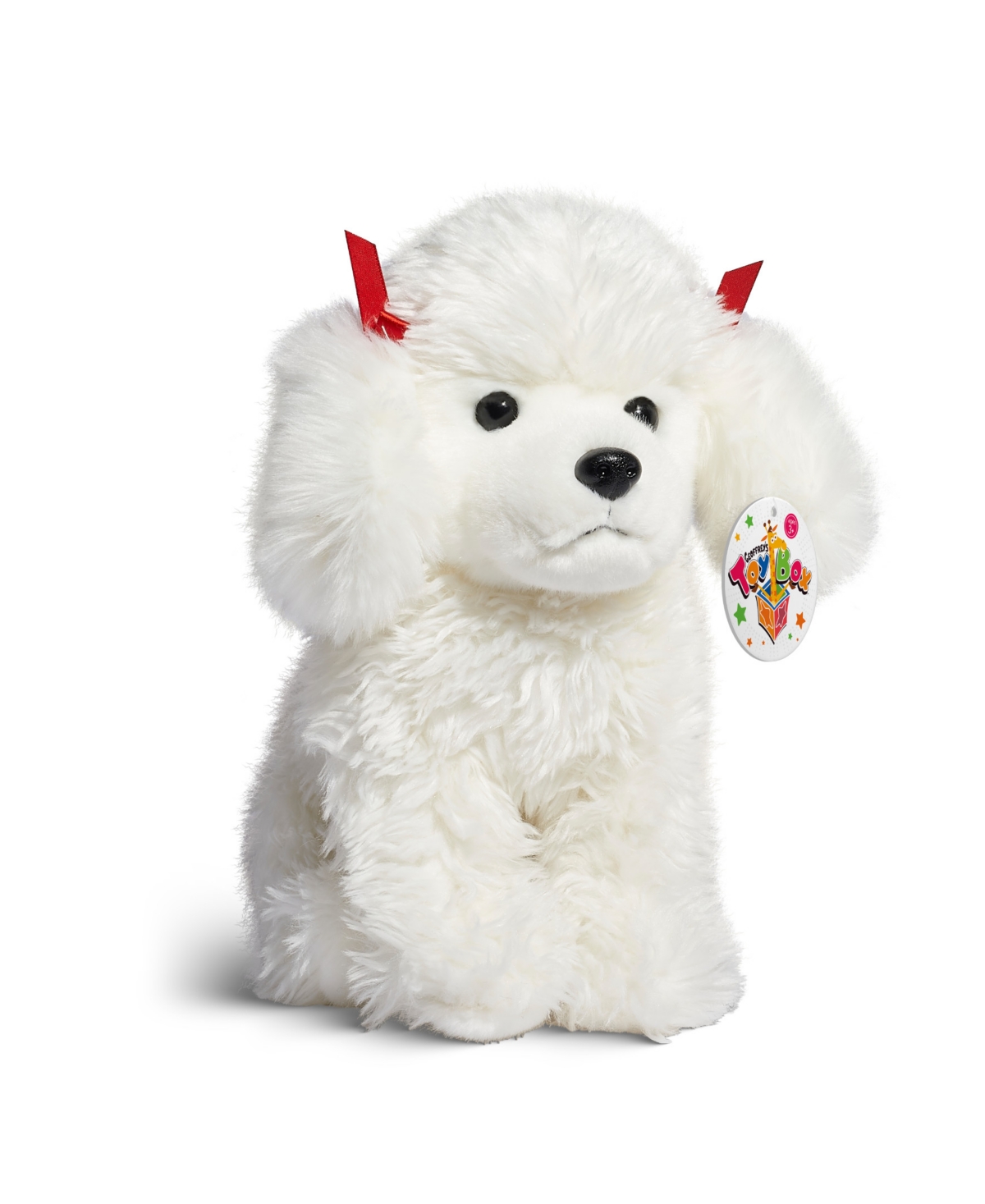 Geoffrey's Toy Box 10" Poodle Puppy Dog Toy, Created For Macy's In White