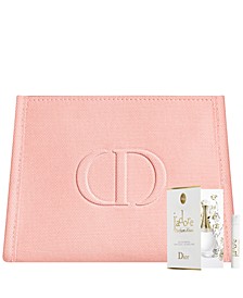 Complimentary trial size of the NEW J'adore Parfum D'eau and Pouch with $135 purchase from the Dior Women's Fragrance Collection