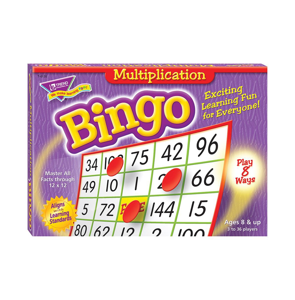 Trend Enterprises Trend Multiplication Bingo Game
