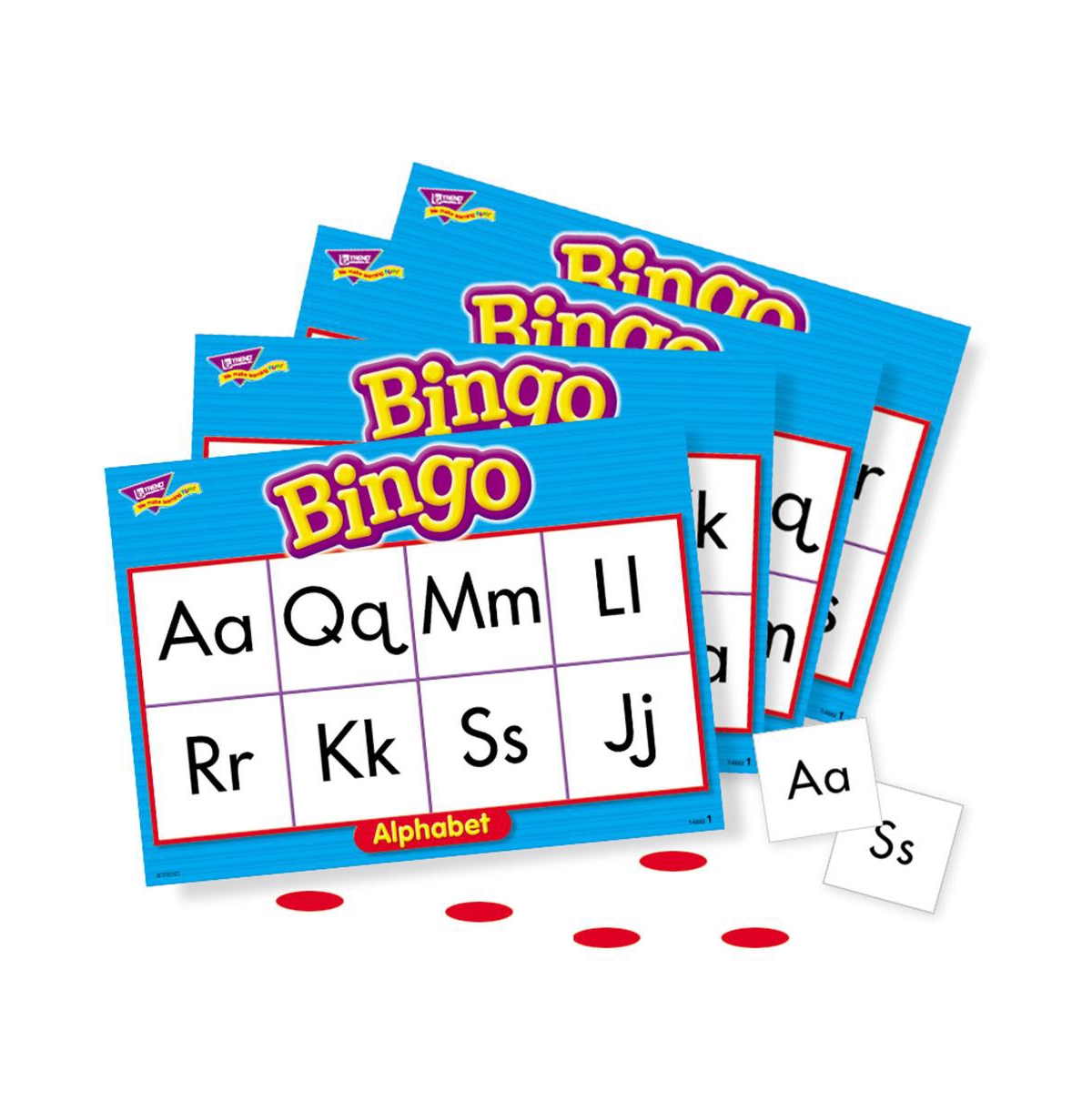 Trend Enterprises , Inc. Alphabet Bingo Games, 4" X 2" In Multi