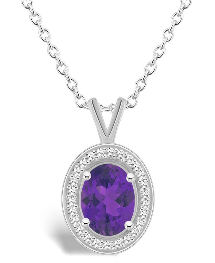 Amethyst necklace macys sale