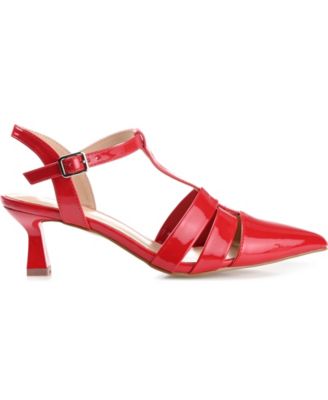 Women's Jazlynn T Strap Kitten Heel Dress Pumps