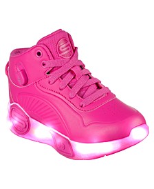Big Girls S-Lights Remix Light-Up Casual Sneakers from Finish Line