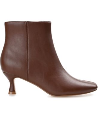 Women's Kelssa Square Toe Kitten Heel Dress Booties
