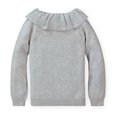 Baby Girls Ruffle Collar Sweater