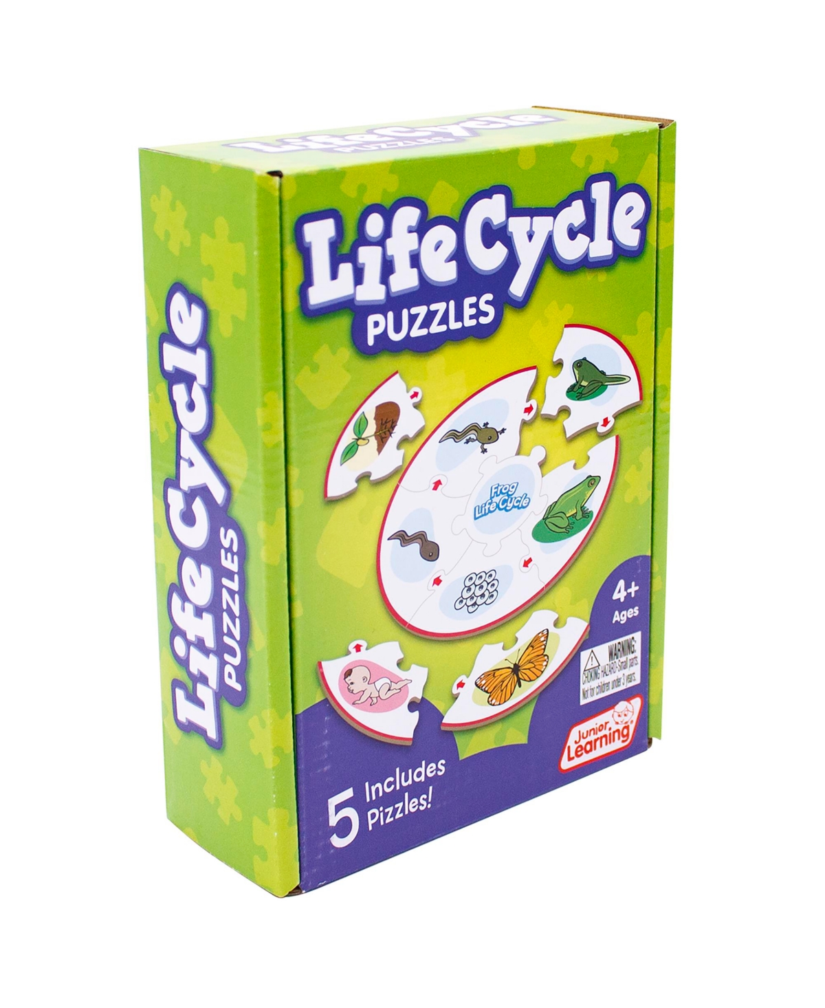 Junior Learning Life Cycle Science Learning Puzzles Set, 27 Piece In Multi