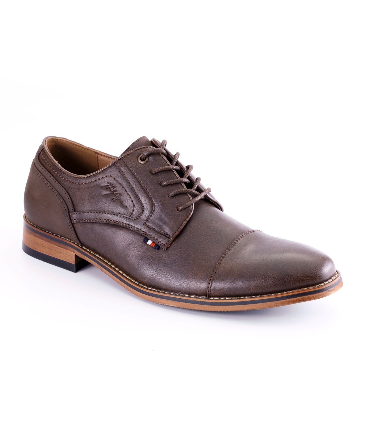 Tommy Hilfiger Men's Banly Lace Up Casual Oxfords, цвет: Коричневый — фото 1