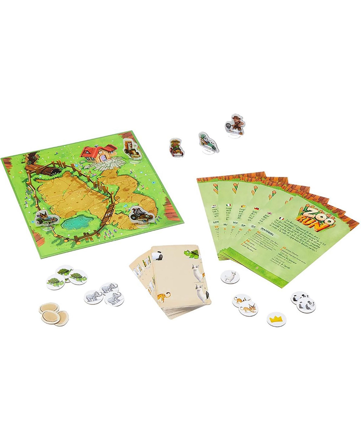 Shop Iello Zoo Run Loki Children's Card Placement Game In Multi