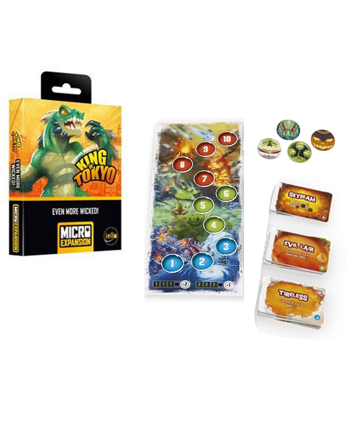 Iello King Of Tokyo Micro Expansion Wickedness Gauge  Games In Multi