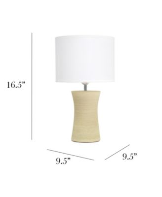 Hourglass Table Lamp
