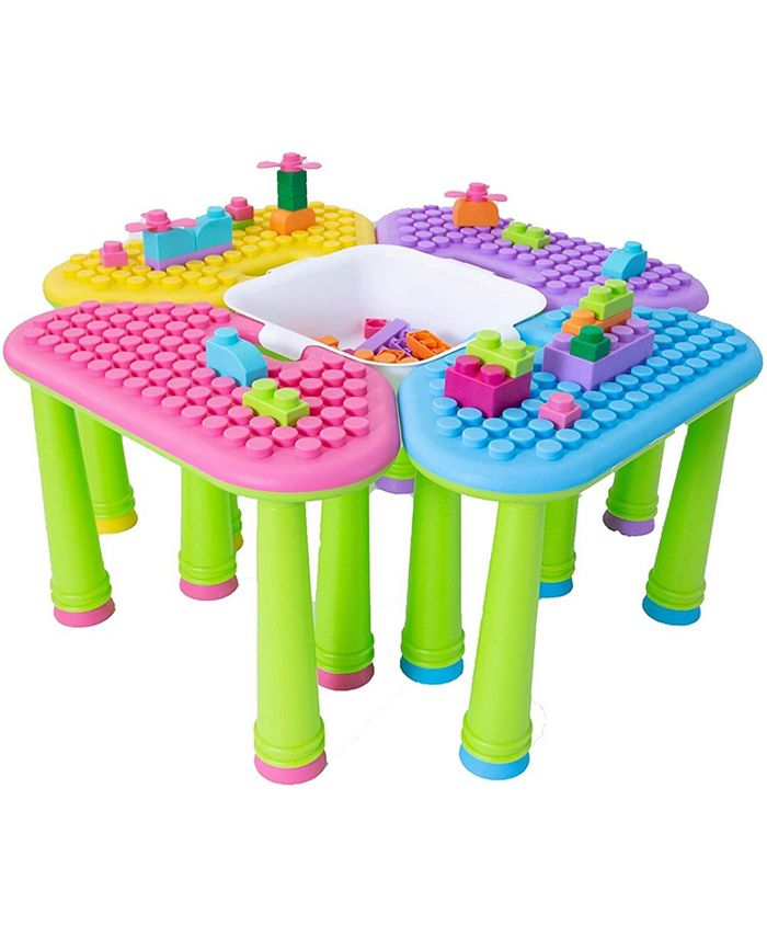 Ten Square Uniplay 4in1 Soft Building Block Table with Blocks Set