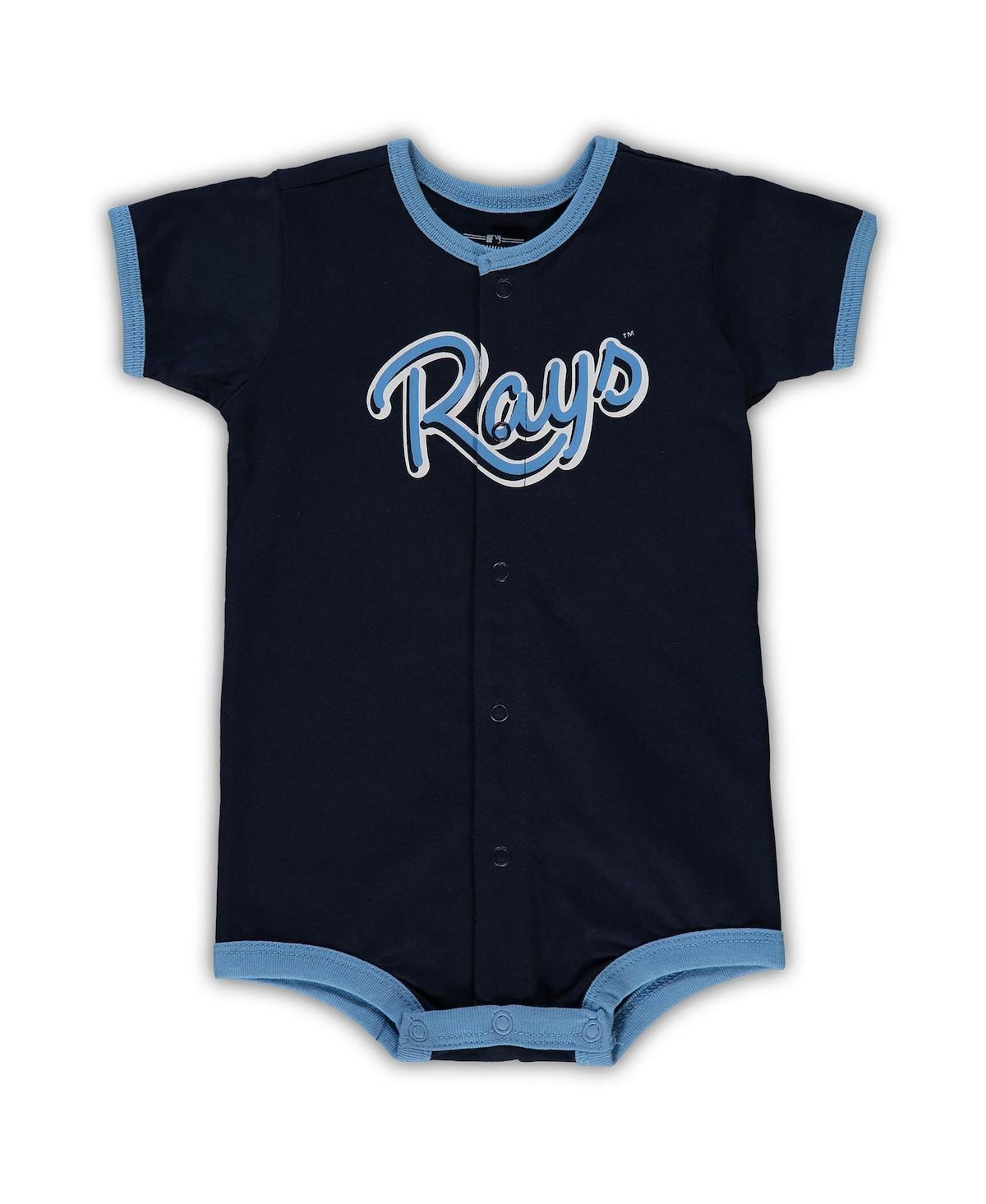 Shop Outerstuff Infant Boys And Girls Navy Tampa Bay Rays Power Hitter Romper