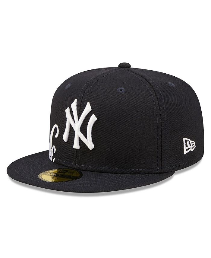 New Era Men's Navy New York Yankees Sidesplit 59FIFTY Fitted Hat - Macy's