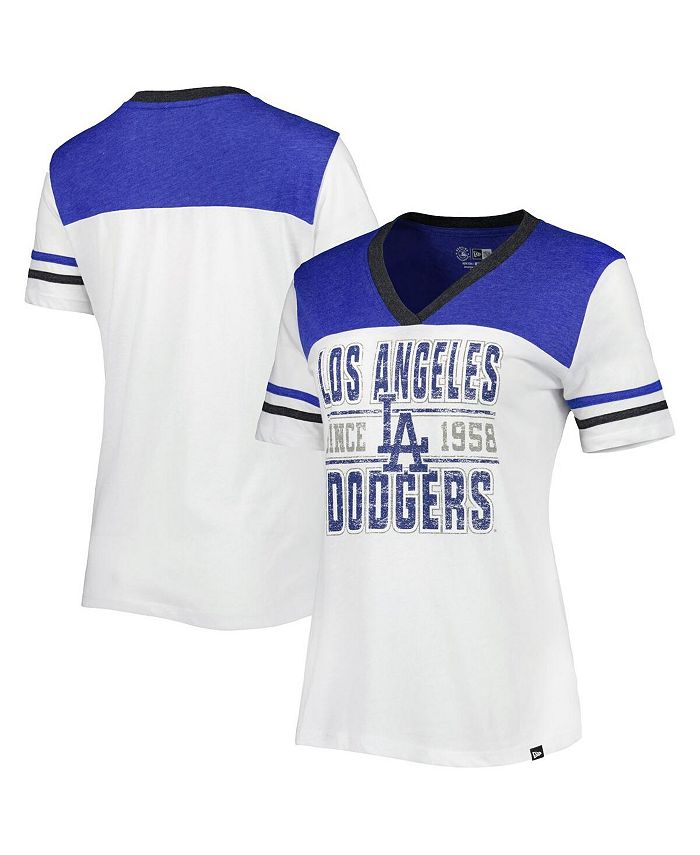 Lids Los Angeles Dodgers New Era Women's Colorblock T-Shirt