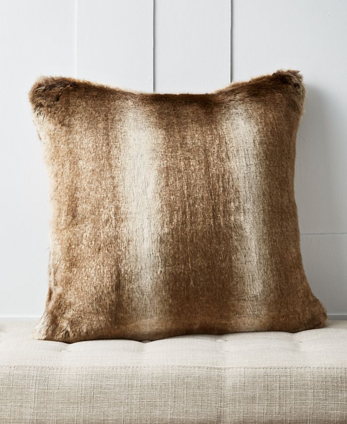Halo Faux Fur Decorative Pillow