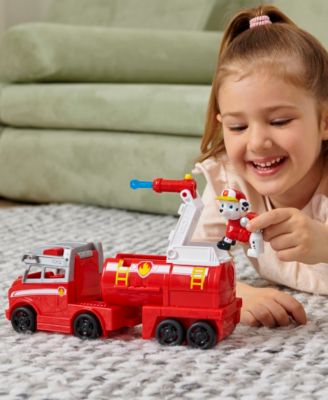 PAW Patrol Big Truck Pup's Marshall Transforming Toy Trucks with Collectible Action Figure