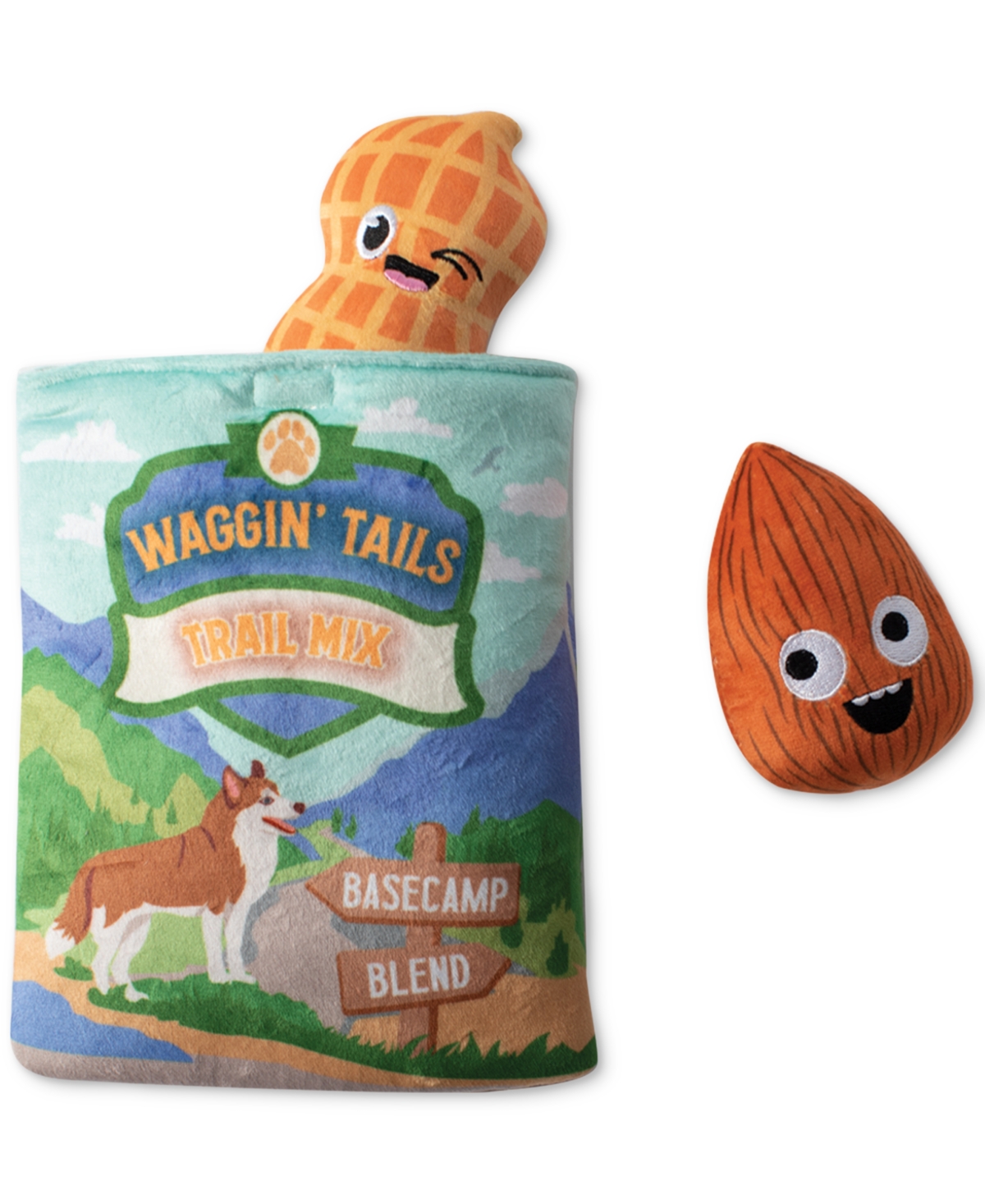 Waggin' Tails Trail Mix - Hide & Seek Plush Dog Toy