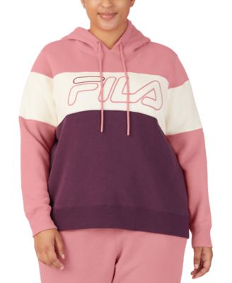 fila colorblocked hoodie sweatshirt