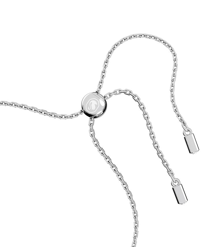 Swarovski Silver-Tone Gema Crystal Flower Bracelet & Reviews ...