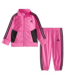 Baby Girls Essential Tricot Track Jacket and Joggers, 2-Piece Set
