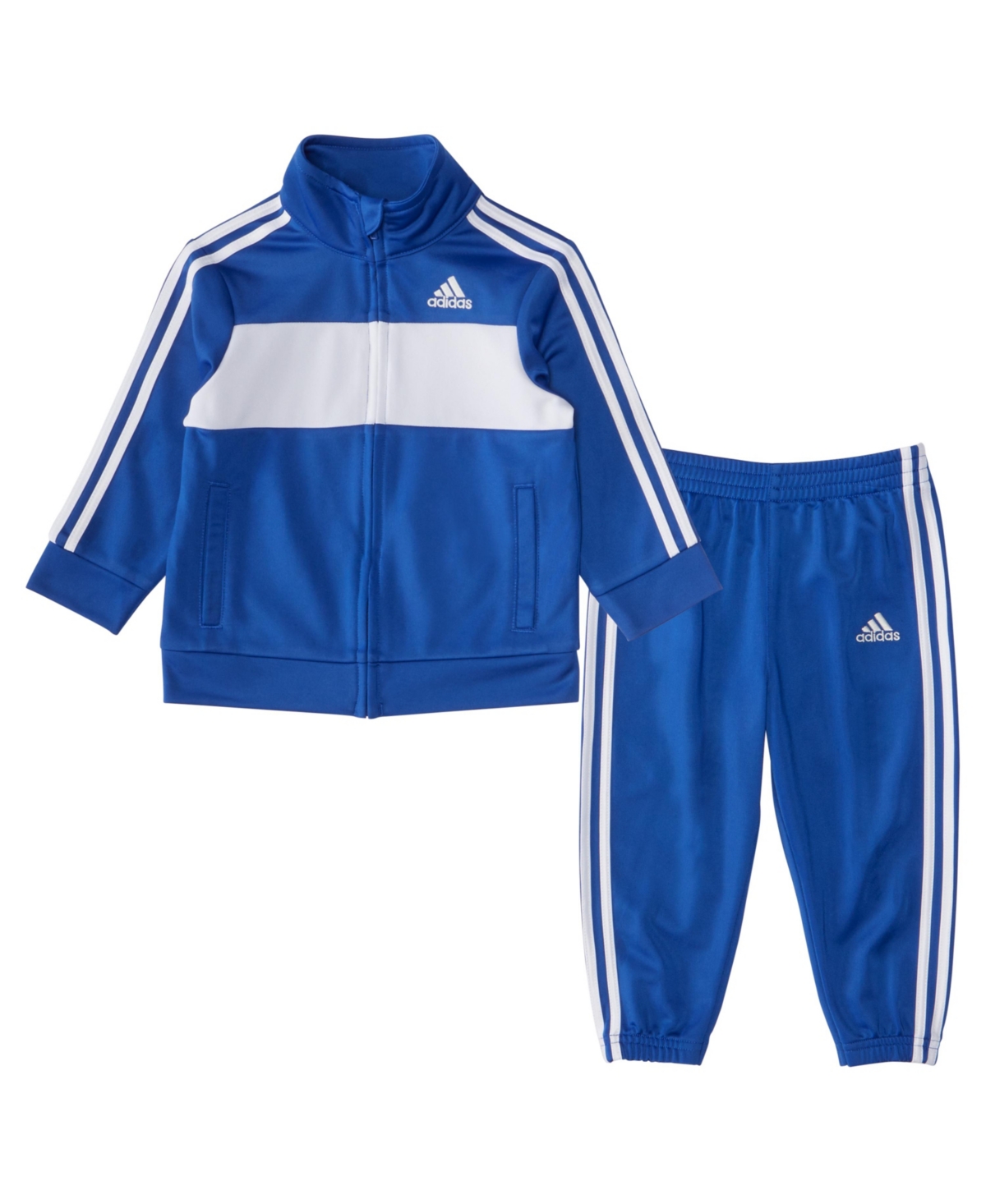 Despertar Y equipo Cabaña Adidas Originals Adidas Baby Boys Essential Tricot Tracksuit, 2 Piece Set  In Team Royal Blue | ModeSens